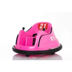 Vehicul electric pentru copii RIRIDRIVE 12V roz, potrivit pentru utilizare în interior și exterior, telecomandă de 2,4 Ghz, iluminare cu LED, control cu joystick, motor 2 X 15W